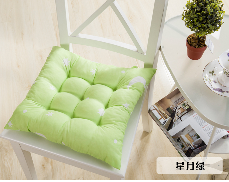 
                                        茗妃家纺 多功能透气磨毛柔软办公坐垫 玫红 40*40CM                
