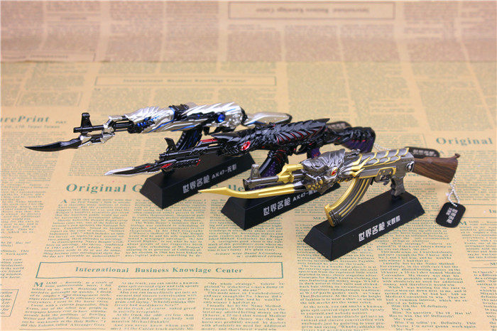 cf枪战王者枪王荣耀m4a1合金穿越火线手游英雄玩具枪活 20cm千变m4