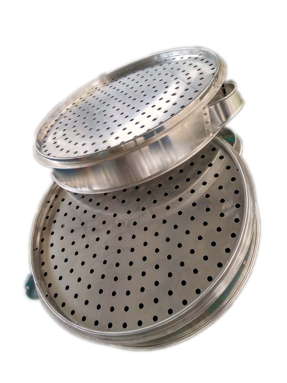 jd物流加厚全铝不锈钢蒸笼蒸柜蒸笼屉包子店酒店饭店家用蒸菜直径47cm