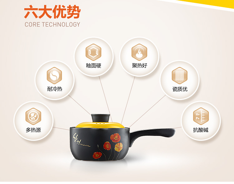 
                                        纯美无限（mioo）砂锅陶瓷 炖锅 汤煲汤奶锅 炖煲汤煮粥煲仔饭 沙锅韩式耐热 韩厨奶锅-1000ml                