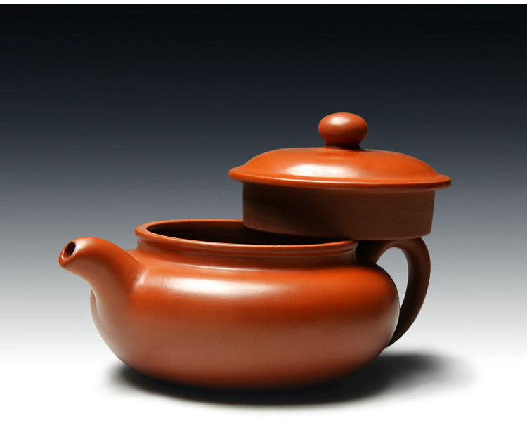 潮州朱泥原矿手拉壶茶具手工仿古紫砂壶150ml茶道西施泡茶壶丁乳壶