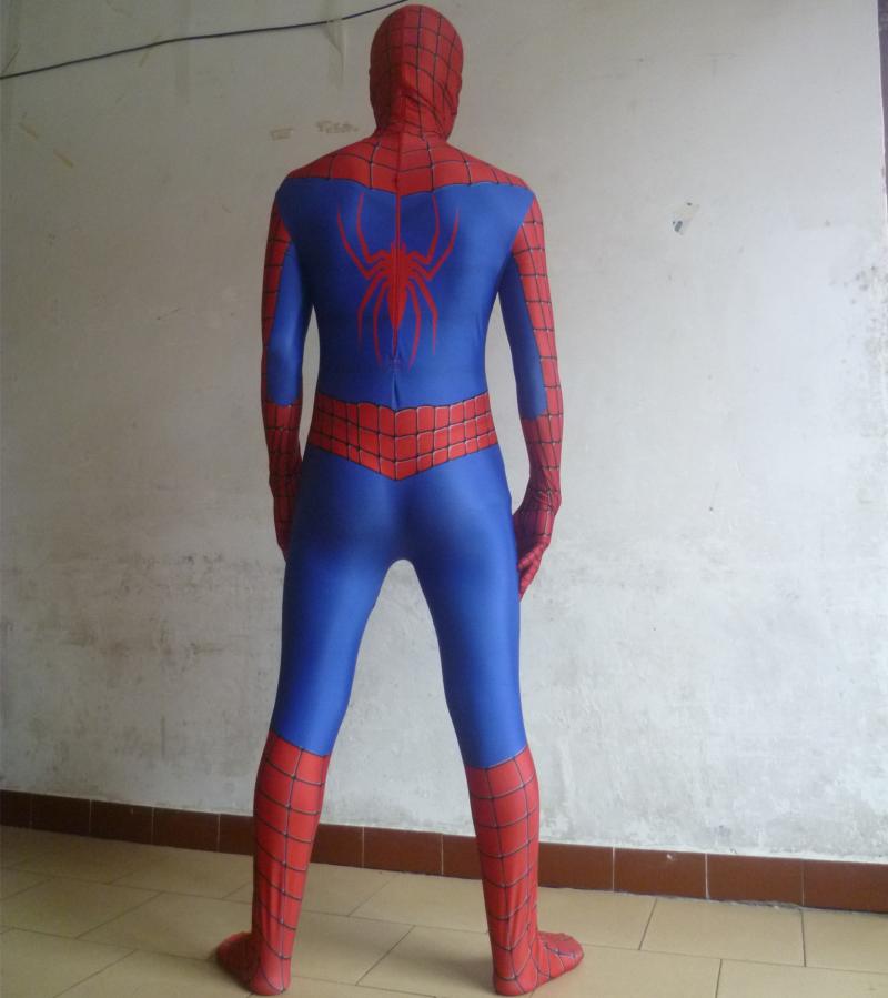 蜘蛛侠衣服男女儿童装大人万圣节演出聚会cosplay紧身衣套装 黑色160