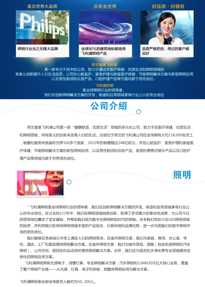 飞利浦(PHILIPS) 晶尚LED台灯 五档触摸调光 工作学习护眼灯学生学习护眼灯 白色