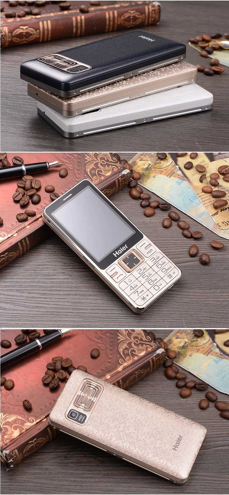Haier/海尔 HG-A210移动/联通2G 双卡双待手机 深海蓝