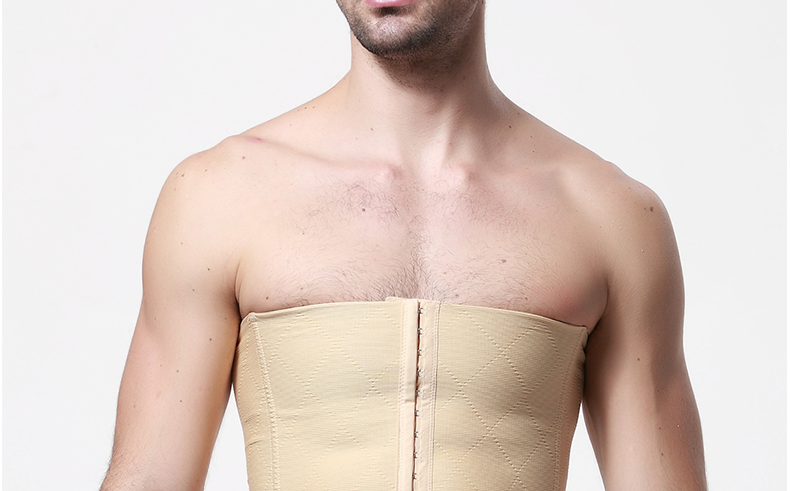 gkvk男士塑身腰封 收腹带可调节防卷边 男收腹束腰 减啤酒肚 黑色 xl