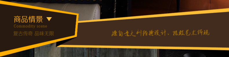 惟柯(wake)LED吊灯法式乡村复古工业风餐厅复式优雅阁楼吊灯玻璃灯具WD991 配如图爱迪森灯泡
