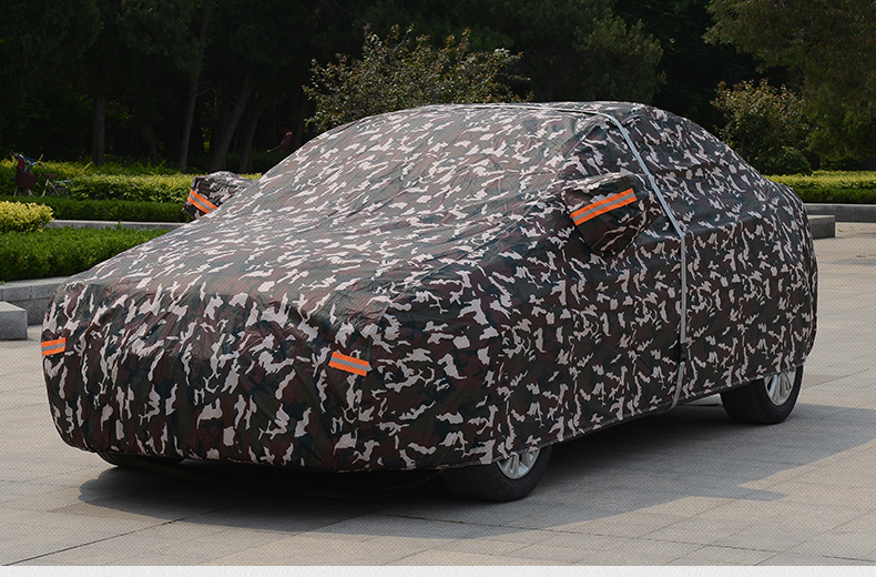 九乘 中华华晨迷彩车衣夏季遮阳防晒防雨加厚车罩 牛津布迷彩车衣