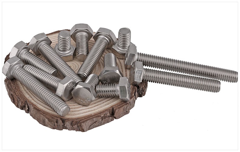 304不锈钢细牙外六角螺丝/螺钉/螺栓m6 m8 m10*0.75/1.0/1.