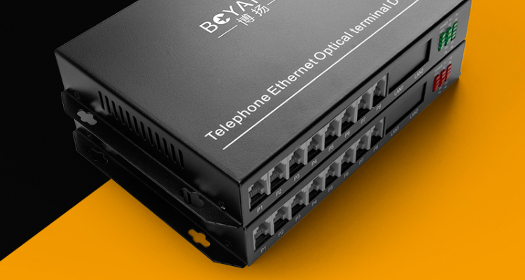 博扬(boyang)by-8p 数字电话光端机 8路电话语音 对讲音频 光纤传输fc