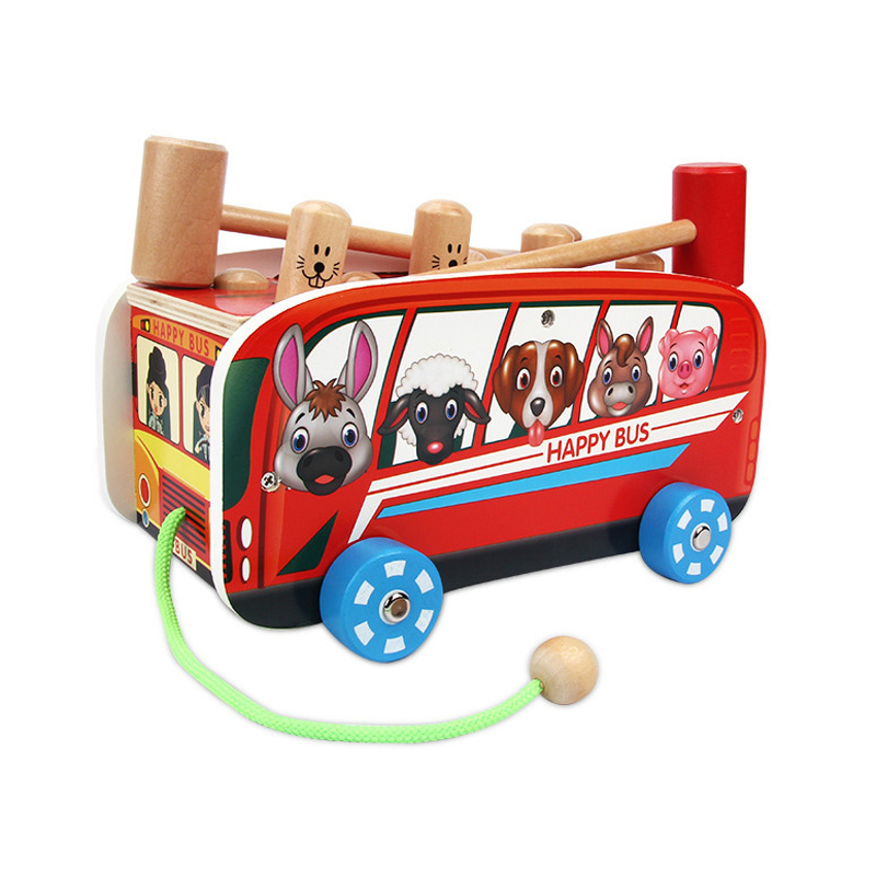 儿童木制玩具 打地鼠玩具 幼儿敲击游戏机 宝宝玩具 苹果打地鼠【图片