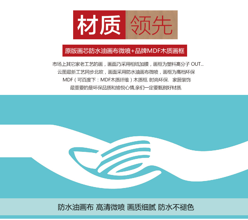 
                                        云图 卡通人物 装饰画现代简约客厅卧室儿童房沙发背景墙画挂画 黑色画框(ABC) 40*60(一套价)                