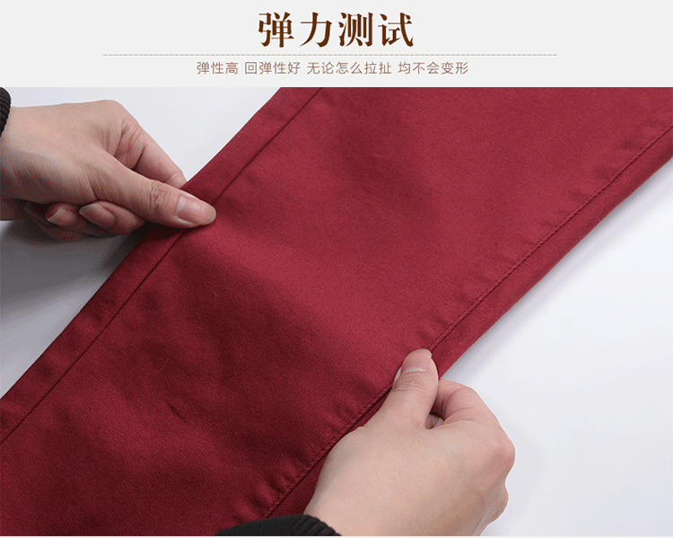 雷曼黛丝春秋糖果韩版新款休闲哈伦长裤休闲裤子女显瘦小脚裤YG0872 中国红 27码