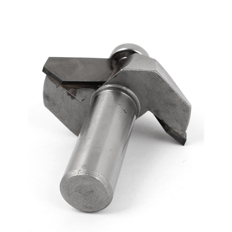 峰力耐45度斜角刀木工铣刀修边机雕刻刀头45度倒角刀45°斜角刀 1/2*1