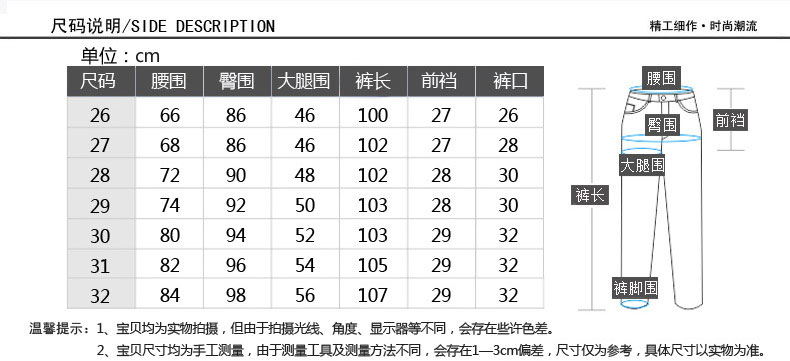 佑相约   2015秋季女装新款韩版显瘦高腰牛仔裤 女长裤大码排扣修身显瘦铅笔裤小脚裤 深蓝色 26码
