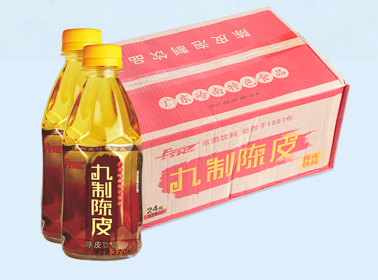 东鹏eastroc陈皮特饮370ml24瓶箱九制陈皮特色解渴饮料爽口饮料