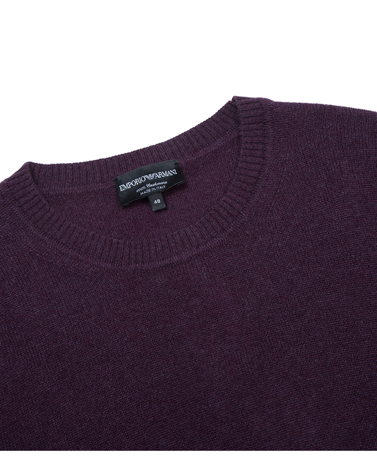 emporio armani阿玛尼奢侈品17秋冬新款男士羊绒针织衫6y1m39-1m71z