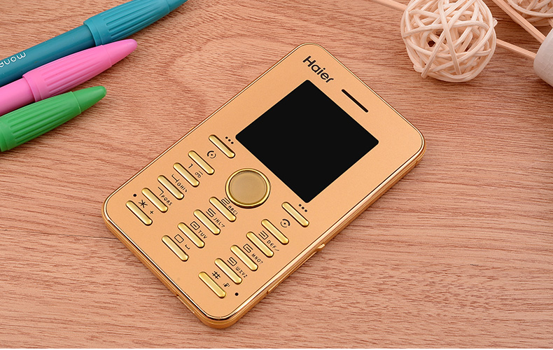 海尔(Haier) M312 移动/联通2G 卡片手机 儿童手机 珠光白