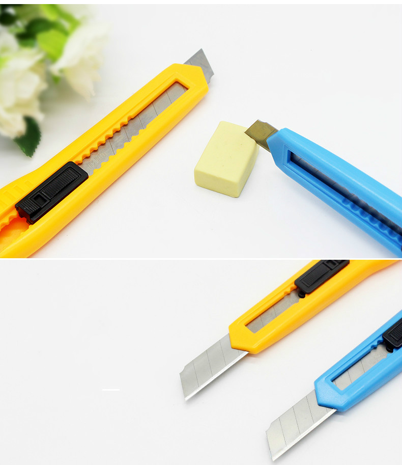 悠米(umi)b02101 塑料美工刀大号 工具刀美工刀 办公裁纸刀