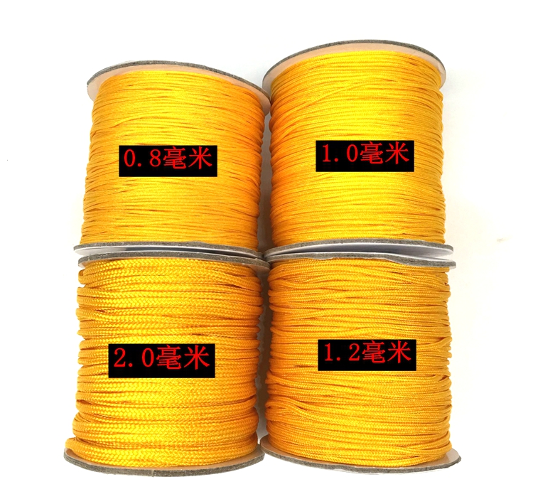 2毫米穿佛珠菩提无弹力手串编织绳 d线金黄2.0毫米_现价21元