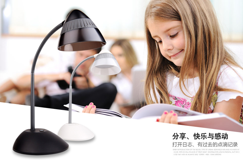 飞利浦(PHILIPS) 晶尚LED台灯 五档触摸调光 工作学习护眼灯学生学习护眼灯 白色