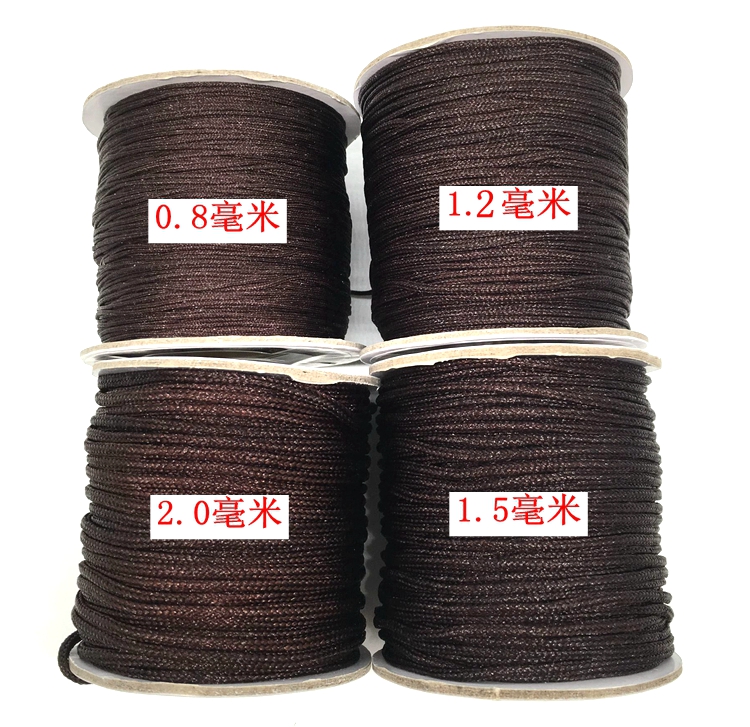 2毫米穿佛珠菩提无弹力手串编织绳 d线金黄2.0毫米_现价21元