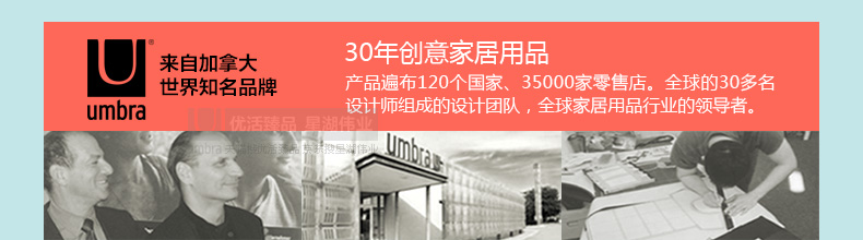 
                                                            加拿大Umbra 创意圆月相框挂墙照片框 复古中式6寸相框 全家福墙饰 白色660                