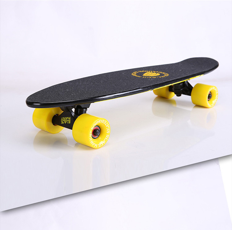 shoxlife/ate滑板枫木单翘板大小鱼板 成人儿童四轮滑板代步刷街公路