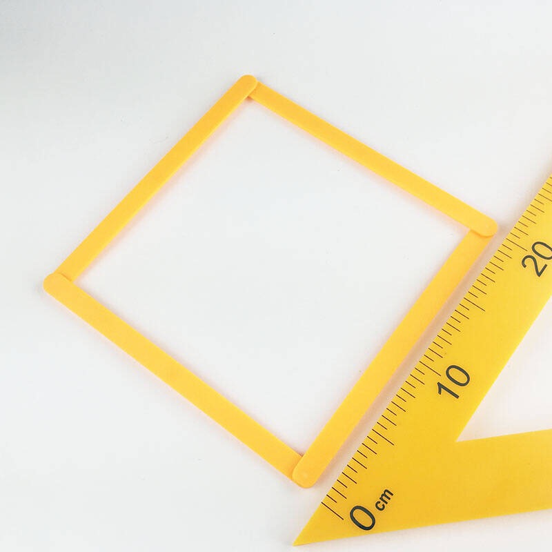 磁吸附正方形菱形演示器 磁性框架式 可拉伸变形 小学数学教具