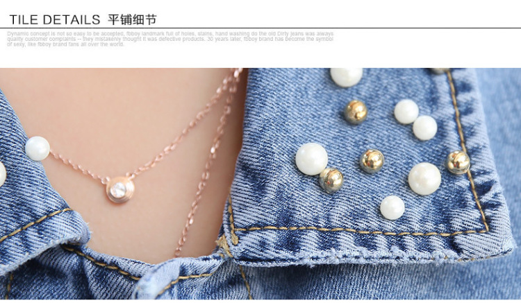 
                                        缘未央夏季新款无袖牛仔马甲女韩版时尚磨破铆钉马夹背心短外套660 浅蓝色 L                