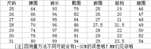 
                                        星派依酷2016春秋小脚铅笔裤女  韩版中腰显瘦糖果色小脚铅笔裤 弹力女式牛仔裤修身小脚裤 玫红色 26码=1尺9                