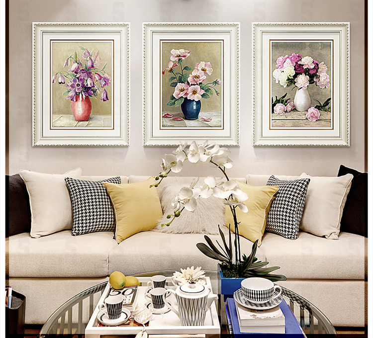 
                                        客厅装饰画餐厅壁画玄关油画墙画花韵3141 B款(单幅) 45cmX60cm                