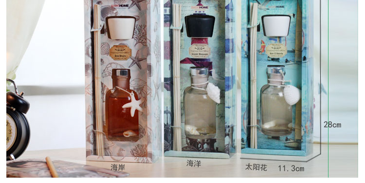 
                                        【买四免一】BASISHOME倍思家 海洋系列无火香薰精油套装藤条 房间香水室内摆件 海螺 100ml                
