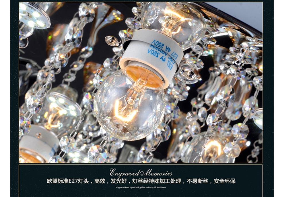 
                                        雷士照明LED吸顶灯客厅灯现代简约水晶灯 书房灯具 儿童房灯具 EVX9026 小号 配6个LED白光光源                