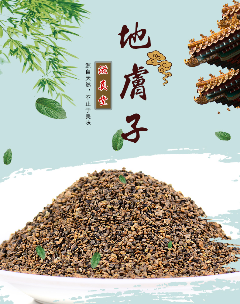 滋真堂地肤子地葵可搭阳起石白鲜皮黄芩河北产可自磨粉地肤子100g