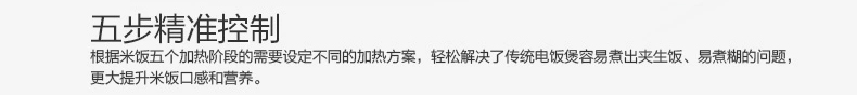 美的（Midea）电饭煲 FZ4085 4L 高端IH电磁加热智能电饭锅 黑银色