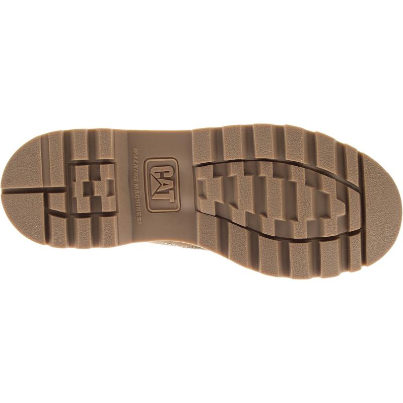 cat卡特男鞋工装靴欧美流行皮质短筒靴15786mdarkbeige10