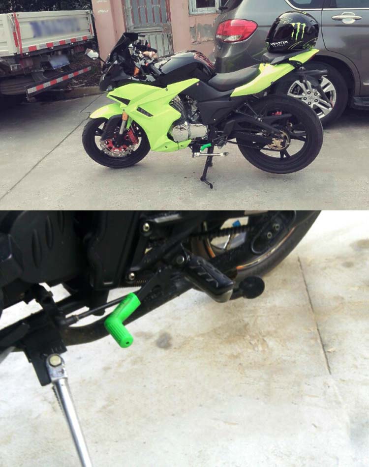 吉士野 摩托改装挂档套变档套挂档保护套越野挂档套跑车换档杆胶套 黑