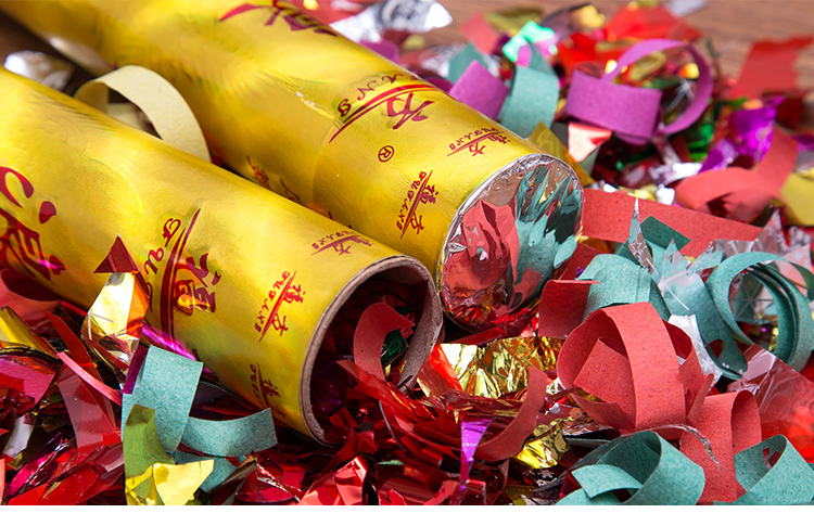 道具布置气氛用品结婚嘉宾礼炮手持礼花筒开业庆典生日派对彩带拉炮