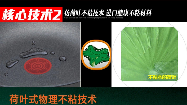 苏泊尔(SUPOR)火红点炒锅无烟锅不粘锅EC32ZP04 电磁炉通用不沾炒菜锅子32cm