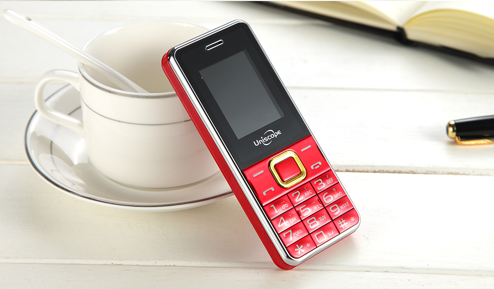 优思（Uniscope）US68A  电信2G老人手机 红色