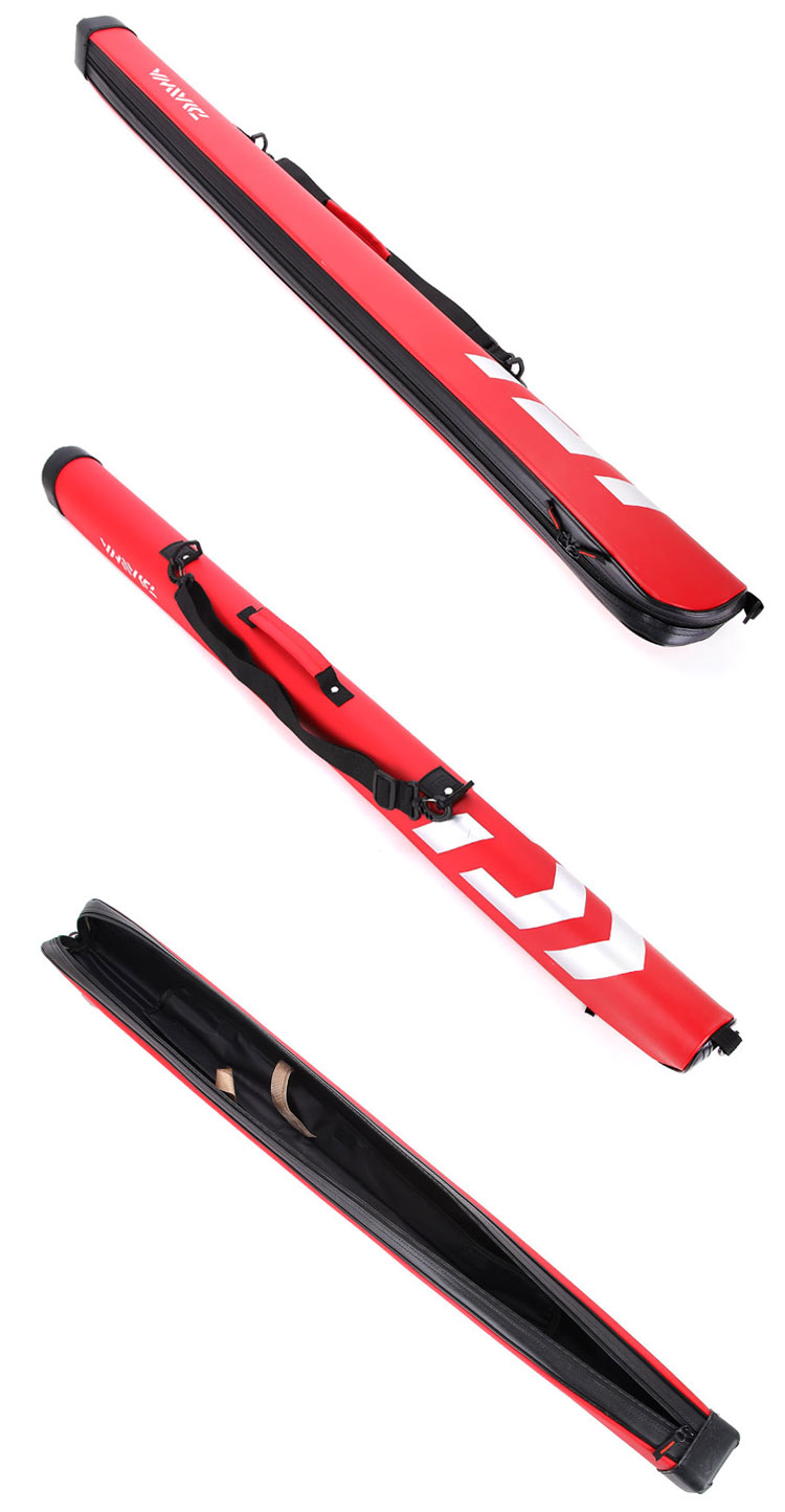 daiwa 达亿瓦/达瓦 1.25米/1.5米钓鱼竿筒 杆包 路亚 台钓竿包 黑色1.