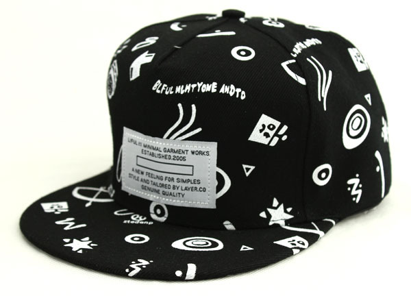 明星同款帽子鸭舌帽 帽子 平沿嘻哈棒球帽子bd 黑色