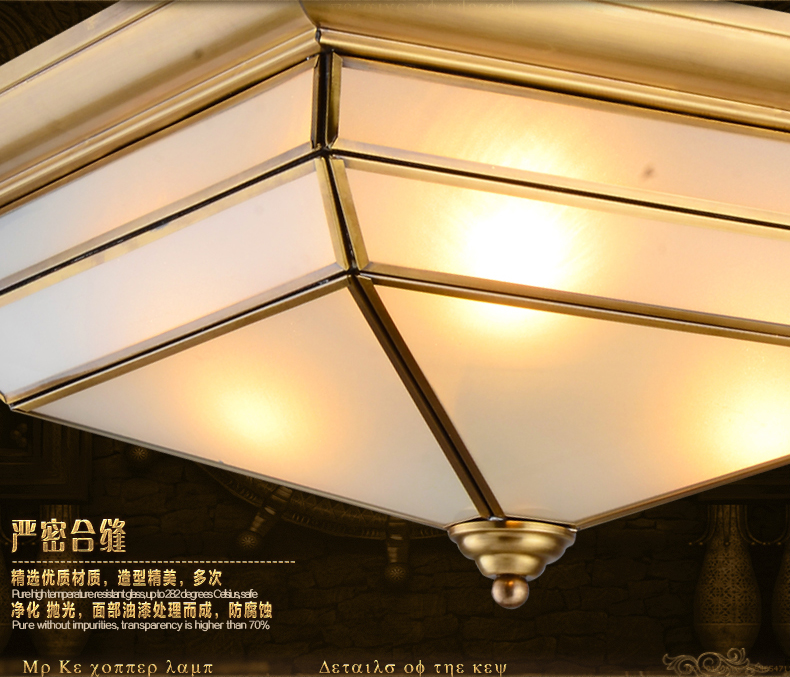 吸顶灯 led中式吸顶灯 欧式吸顶灯过道灯卧室灯走廊灯温馨灯具