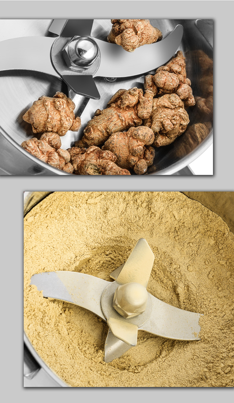 英润 药材研磨机中药磨粉机三七粉碎机商用 家用小型打粉机超细药材