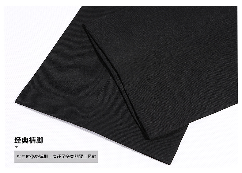 丝迷妲2016春秋新款职业装女装套装裤西装长袖OL修身西服女士正装面试工作服 黑西装+黑裤+衬衫 M