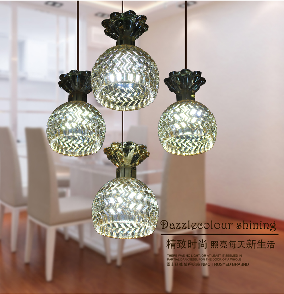 雷士照明NVC 餐厅灯 四头吊灯 LED吸顶灯 可调节长度餐吊灯具 NUD2324/4 LED光源