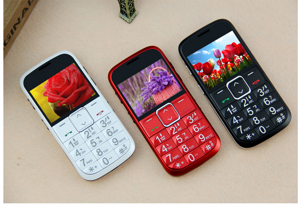 中兴（ZTE）L530G 移动/联通2G 直板键盘老人手机 红色