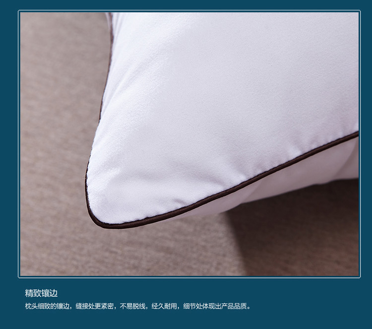 
                                        花语缤纷 加厚弹性磨毛纤维枕芯荞麦枕芯枕头单只 48*74cm(单只枕芯)                
