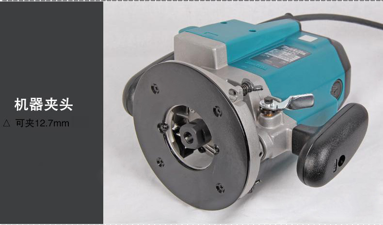 makita 牧田电木铣3612c木工用雕刻机修边机带调速1850w 出厂标配