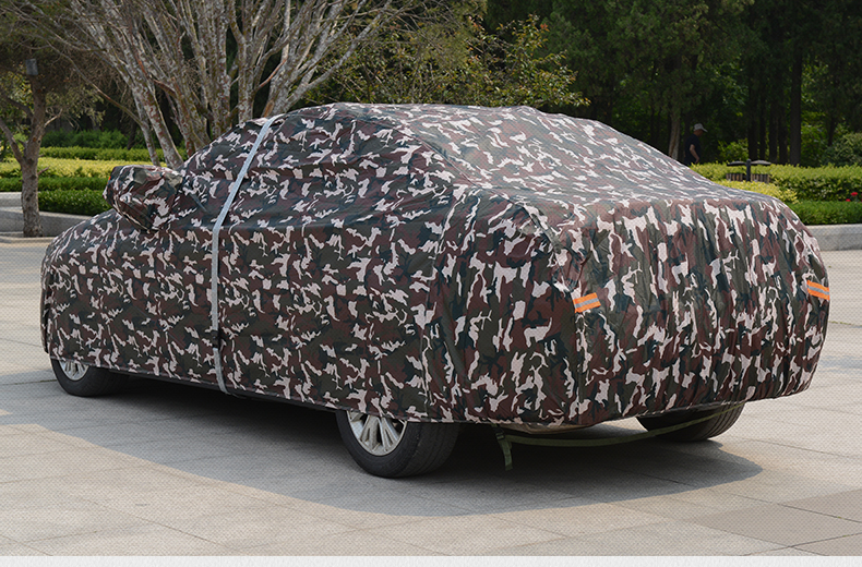 九乘 中华华晨迷彩车衣夏季遮阳防晒防雨加厚车罩 牛津布迷彩车衣